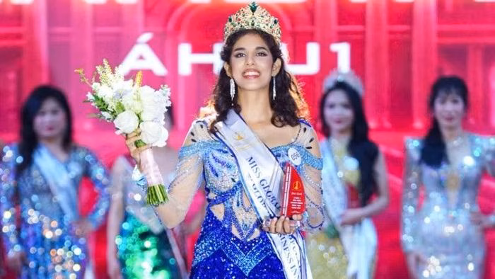 Đại diện Ấn Độ Purvi Khandelwal xuất sắc đạt danh hiệu Á hậu 1. (Ảnh: BTC)