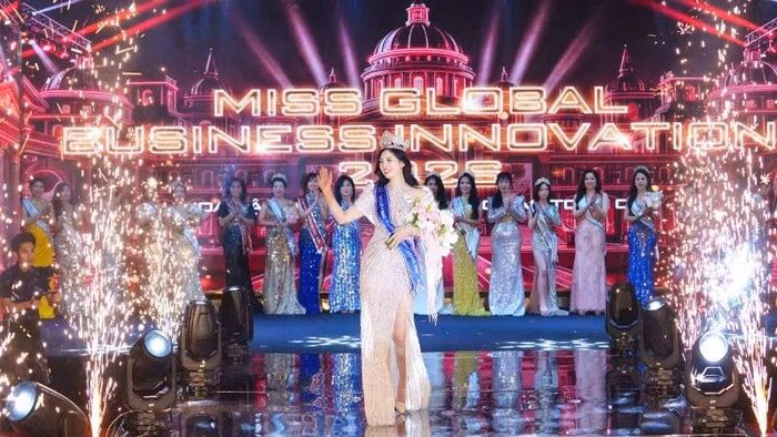 Trần Thị Thanh Tâm chính thức trở thành tân Hoa hậu Miss Global Business Innovation 2026. (Ảnh: BTC)