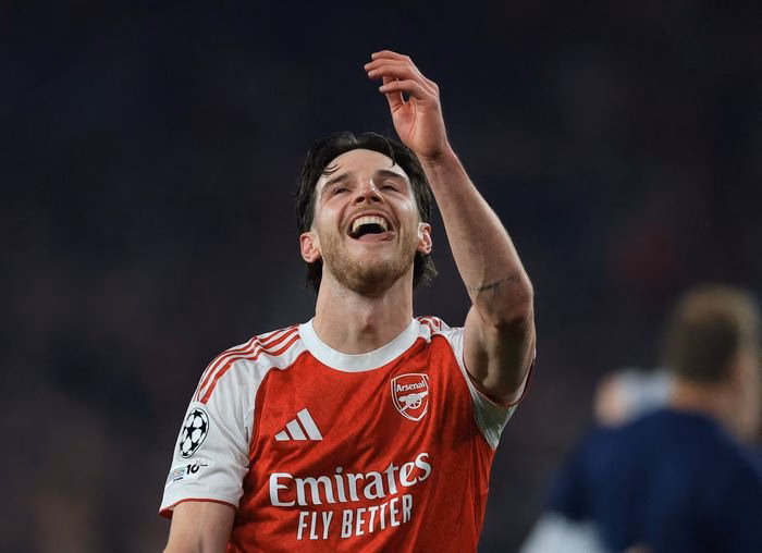 Arsenal chính thức ghi tên mình vào trận chung kết Champions League sau nhiều năm chờ đợi. Ảnh: Reuters.
