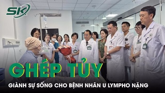 Ca ghép tế bào gốc tự thân giúp hồi sinh bệnh nhân u lympho không Hodgkin nặng