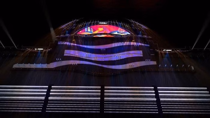 Sự kết hợp giữa LED 3D và Laser sẽ khắc họa nên những "đường chân trời ánh sáng" huyền ảo. (Ảnh: Ban tổ chức DIFF 2026)