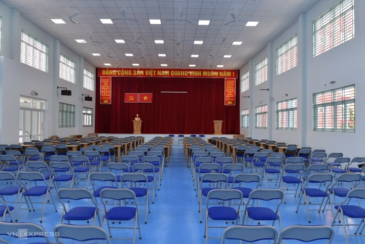 Phòng chức năng đang được hoàn thiện lắp đặt