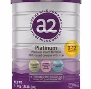 Sản phẩm sữa a2 Platinum Premium USA dành cho trẻ 0-12 tháng tuổi nằm trong danh sách thu hồi khẩn cấp do phát hiện chứa độc tố.