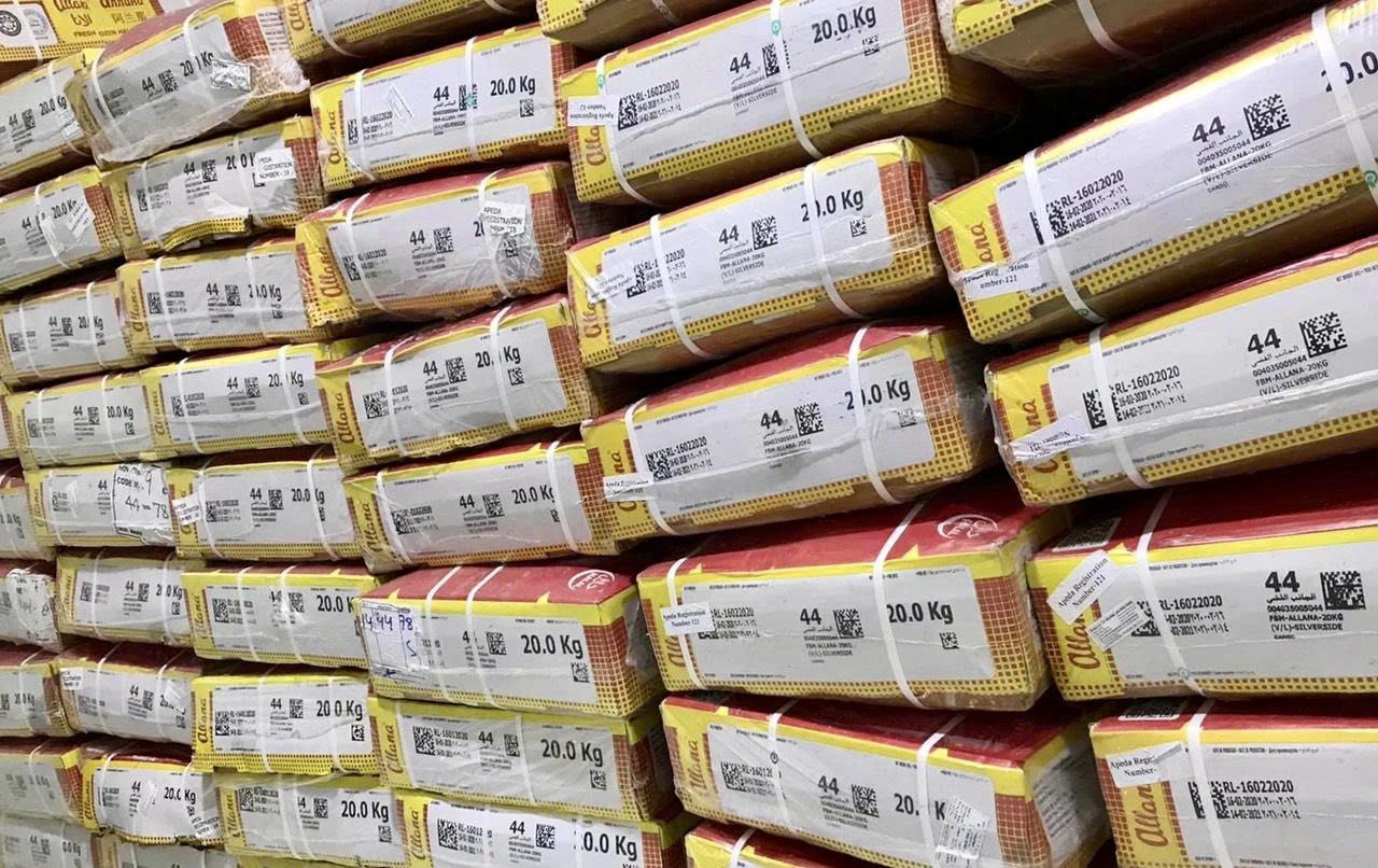 Thịt trâu đông lạnh từ Ấn Độ nhập khẩu về Việt Nam (Ảnh: TL).