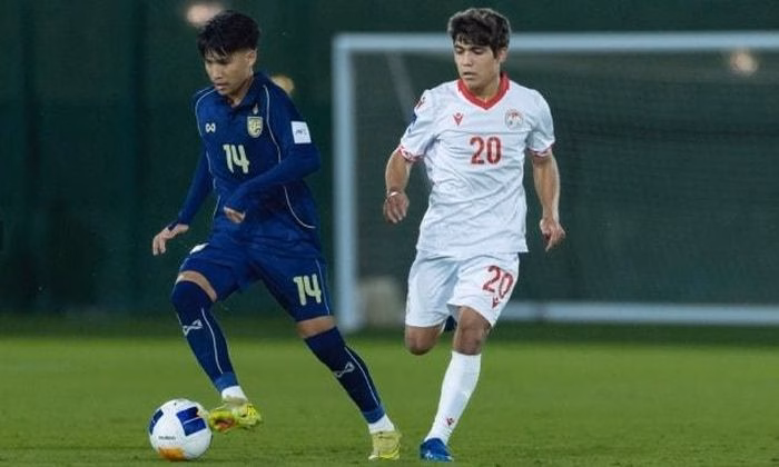 U17 Thái Lan khởi đầu không như mong đợi tại sân chơi châu lục. Ảnh: AFC.